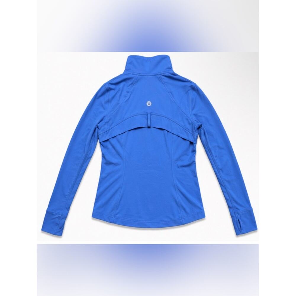 Lululemon Blue Full Zip Athletic Jacket Size 8 Like New - Picture 2 of 6